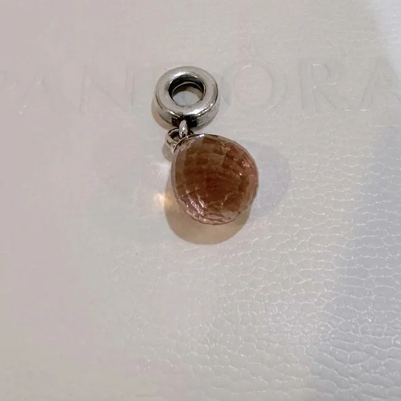 Brans New Pandora Pink Murano Fascinating Beauty Dangle Charm - Picture 4 of 4